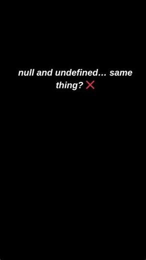 JavaScript null vs undefined (finally explained) #javascript #js #webdev #coding #programming #front