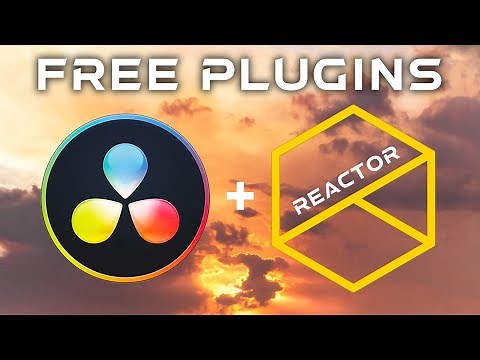 BEST FREE PLUGINS and EFFECTS (Reactor) for Davinci Resolve Fusion