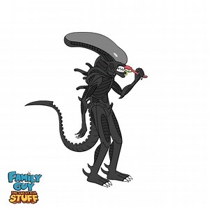 Stop, not so fast y'all. The Xenomorph has freshened up and is ready to hit the streets of Quahog in Family Guy: The Quest for Stuff. http://fox.com/playfamilyguy | Alien: Romulus