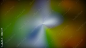 Fondo abstracto con colores naranja, verde, azul y rojo borrosos con luces moviéndose a través del marco Stock Video