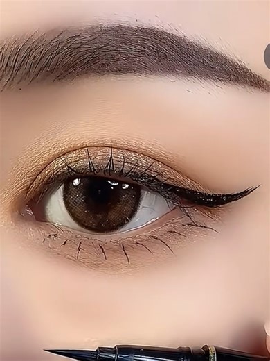 Eyeliner Needs to Be Applied Correctly to Look Good!! | #eyeliner #shorts #viral
