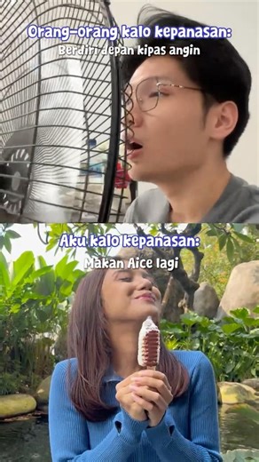 Dari 1001 cara untuk mencegah rasa panas, nggak ada yang seasik aice buat ngademin🍦 #aiceindonesia