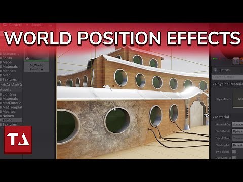 UE5: World Position Effects in Materials // Unreal Engine Tutorial