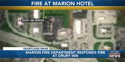 Marion Fire Department responds fire at Drury Inn