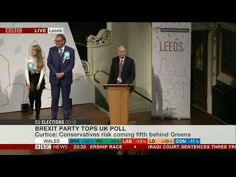 Female politician pulls her tights up onstage