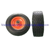 [Hot Item] 13*5.00-6 High Quality PU Wheelbarrow Wheels Used for Heavy Duty Trolleys