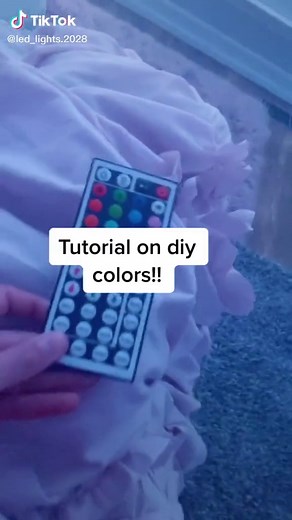 Tutorial on diy colors!!! #ledlights #led #colors #lights #diy #fyp #foryoupage #xyz #fy @tiktok