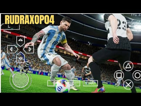 eFootball PES 2026 PPSSPP Android Latest Update ⚡ PS5 Camera + Tattoo Pack | Offline | @RudraXOp04