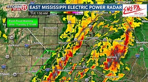 RADAR UPDATE: The weather is gradually improving from West to East. However, those in mainly Choctaw county need to continue to have ways of getting severe alerts through around 3AM as a low severe risk continues. www.wtok.com | WTOK-TV