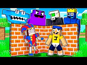 Build To SURVIVE With POMNI in Minecraft!