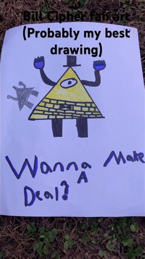 Bill cipher fan art ‪@AlexHirschArchives‬ #gravityfalls #disney #billcipher