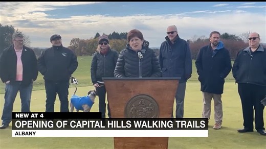 Walking trails transform Albany golf course into four season destination
