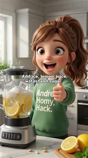 🍋 Homemade Lemonade Slushie – The Ultimate Refreshing Summer Drink! ❄️