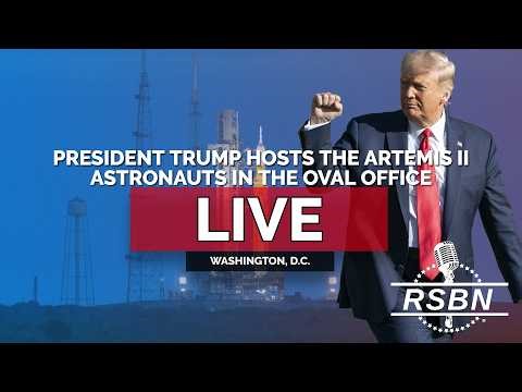 LIVE REPLAY: President Trump Hosts the Artemis II Astronauts in the Oval Office - 04/29/26