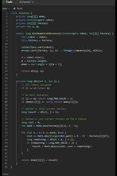 2463 Minimum Total Distance Traveled 4 14 2026