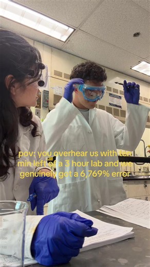 POV: You Overhear a Chemistry Lab Argument With 10 Mins Left