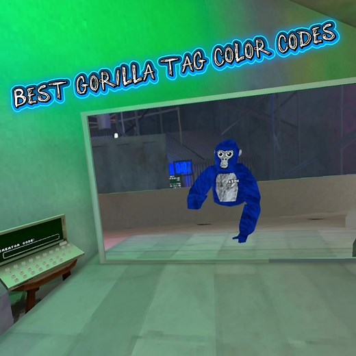 Best color codes in gorilla tag #CapCut #gorilla #gorillatag #vr #fyp