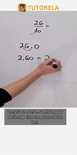 Convert Fraction 26/10 to Decimal: A Simple Guide #Math #DecimalFractions-Basic