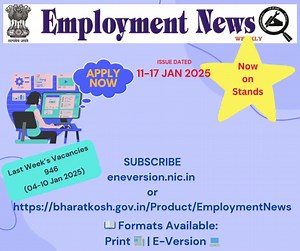 📢 965 #Vacancies This Week! Don't miss the latest #jobopportunities! Grab your copy of #EmploymentNews from your local vendor or #subscribe online today. 📰✨ Stay ahead in your #jobsearch—your dream job could be waiting! 💼 #Rozgarmela #rozgar #govtjobs #jobs #employment | Employment News