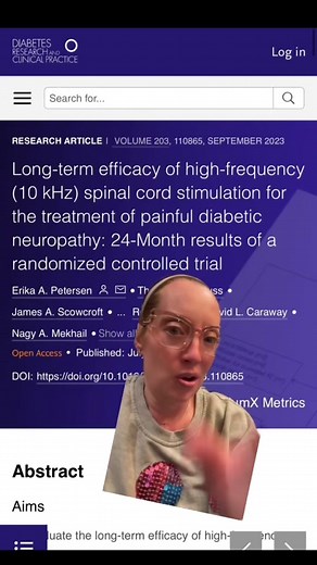 Learn how patients with painful diabetic peripheral neuropathy can receive improvement with Nevro’s high frequency spinal cord stimulation. Here is recent 24 month PDN clinical data that shows correlation between Nevro’s high-frequency SCS and reductions in pain and improvements in sensory functions. #nevropartner #NevroHFXiQ #DiabeticNeuropathy #NevroFaculty #HFXiQ #SpinalCordStimulation #diabetes
