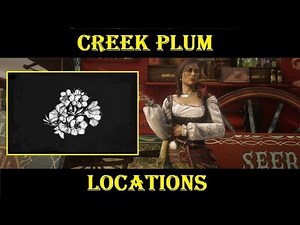 RDR2 CREEK PLUM Locations HERBALISTS COLLECTION Madam Nazar Weekly Collection RDO