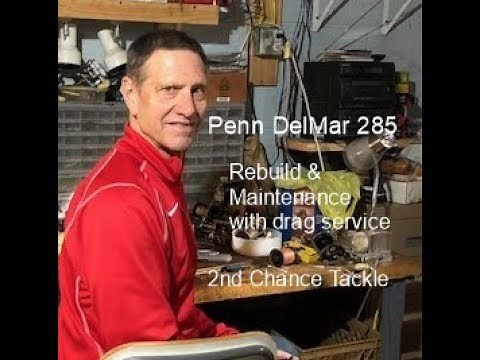 Penn Delmar 285 fishing reel service and rebuild