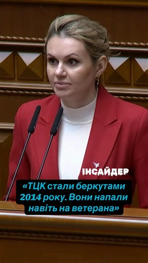 «ТЦК стали беркутами 2014 року. Вони напали навіть на ветерана», - нардепка