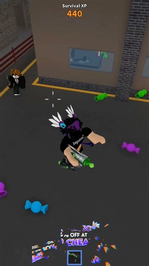 i have the new gun 🤣 #roblox #mm2 #murdermystery2 #usa