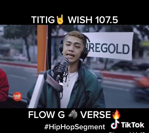 Flow G Verse on Wish 107.5 - Titig Performance