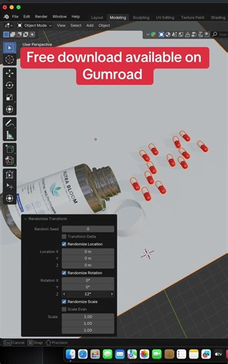 #blender3d #blender#blender3d#blendertutorial#3dmodeling#3dart#cgart#randomrotatio