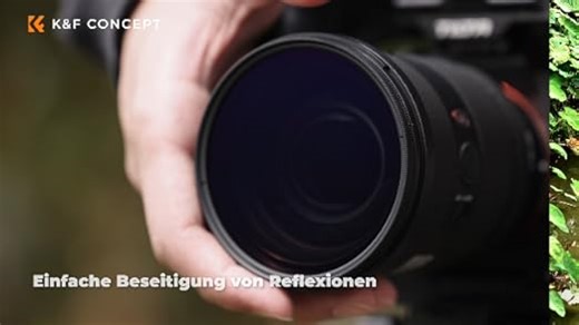 K&F CONCEPT Filter 49mm Zirkularer Polfilter Polarisationsfilter CPL für Reduzierung von Blendung und Reflexionen mit 18-Schicht-Nanobeschichtung (Nano-Klear)