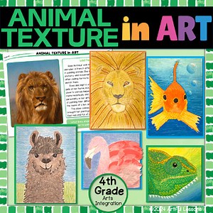 ANIMAL TEXTURE in ART: Rosa Bonheur Animal Portraits, Animal Coverings STEAM Art