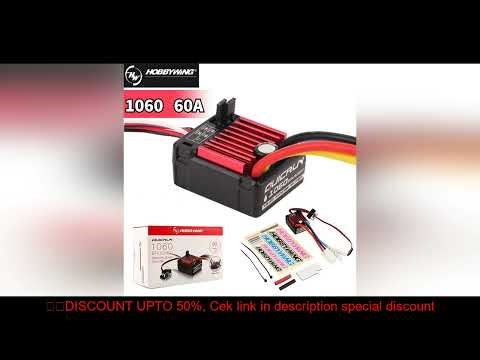HobbyWing QuicRun 1060 ESC Brushed Electronic Speed Controller 60A ESC For 1:10 RC Car Waterproof Fo