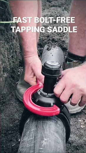 HOW TO INSTALL A TAPPING SADDLE WITH METRIC OFFTAKE