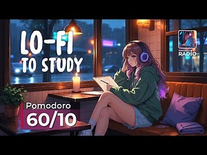 Pomodoro Timer 60/10 — Lo-Fi Study Session #30 📚 | Lo-fi Jazz & Rain for Focus