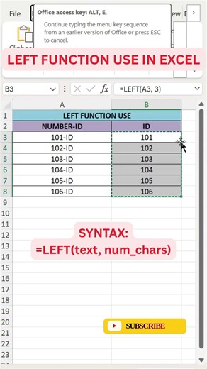 #left#excel#shortvideos#viralshort #excelshortcuts#exceltips#viral#shorts#data#video#videos#msoffice