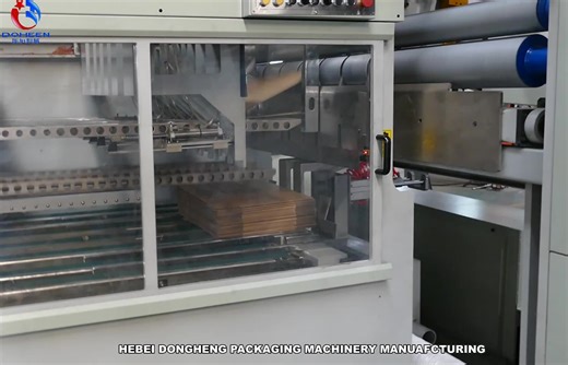 Corrugated Packaging Machine for Corrugated Carton Automatic Folding Gluing Inline