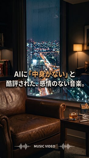 AIに「歌詞に中身が無い」と酷評されたボサノヴァ・シティポップ｜『遠いヴェネツィア』｜大人のためのオリジナルBGM