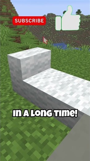 They FINALLY Added Concrete Slabs and Stairs to Minecraft! #shorts