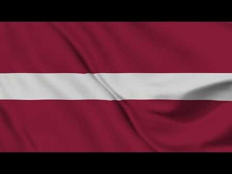 Latvia Flag Waving 4K 🇱🇻 | National Flag of Latvia Animation