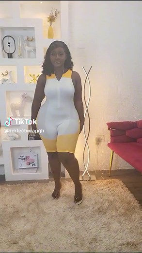Sizes available 10, 12 and 14. Model is wearing size 14. Price and link in bio #perfectwrapgh #ghanatiktok🇬🇭