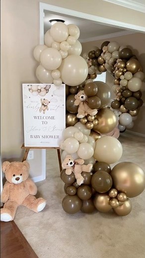 Make A Teddy Bear Balloon Display With Me!