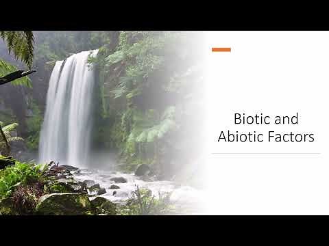 Biotic and Abiotic Factors