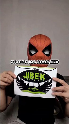 mewarnai ram raman jibek #layangan #layangantanggalan #fyp #layanganbabon #layanganputus #ramraman