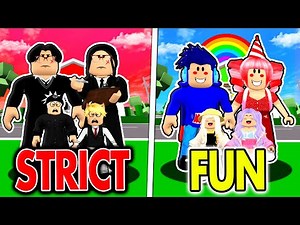 Roblox STRICT FAMILY vs FUN FAMILY (Roblox Brookhaven 🏡 RP)
