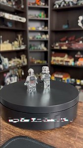 🪩Chrome Stormtrooper (2009) & Chrome TC-14 (2012). #lego #legostarwars #starwars