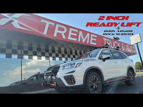 2020 Subaru Forester 2 Inch Lift and Rock Slider Install