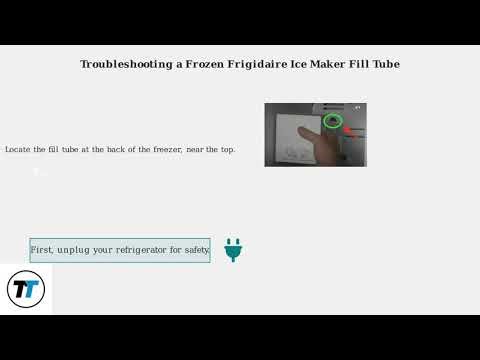 How To Fix Frigidaire Ice Maker Fill Tube Frozen – Defrost, Heater Test & Insulate