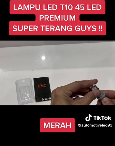 Lampu LED T10 45 LED Premium Super Terang