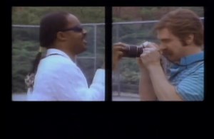 Stevie Wonder once did a skit on SNL where he was featured in a Kannon Camera commercial in 1983. | Vintage Everyday